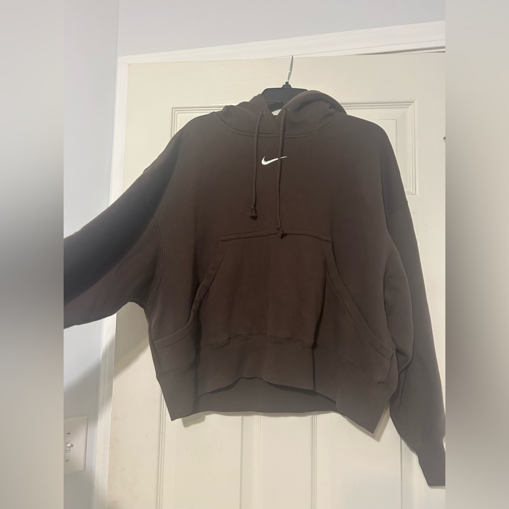 Dark brown Nike hoodie